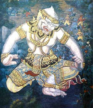 Lord Hanuman the Divine Monkey God