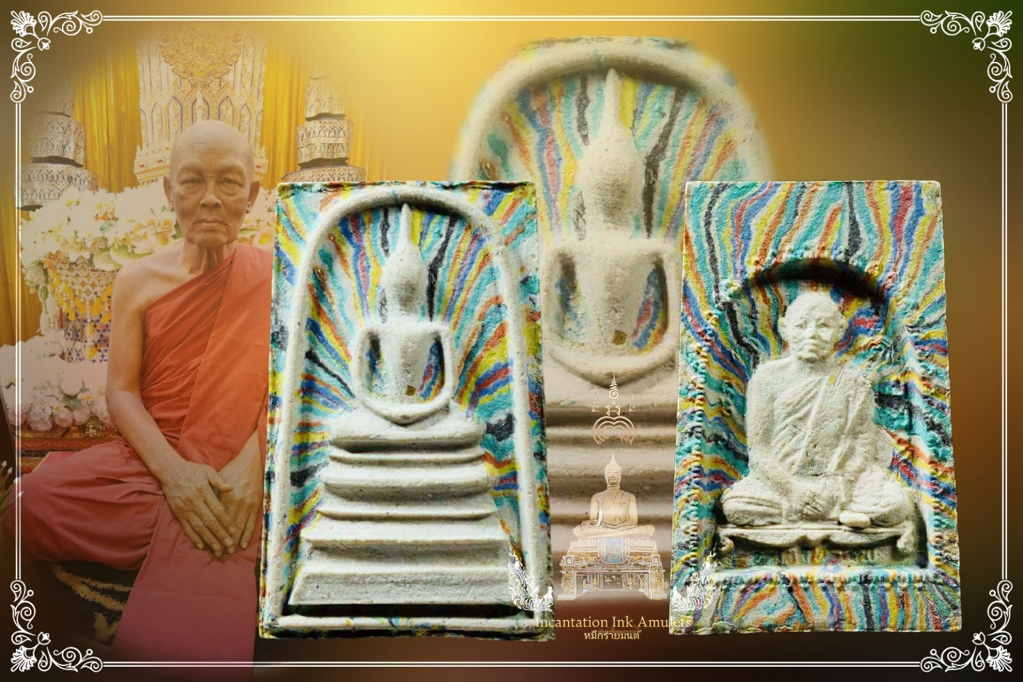 Phra Somdej Tham Seam Phim Jackie , BE 2517 (Sairung Piset / Half Rainbow)