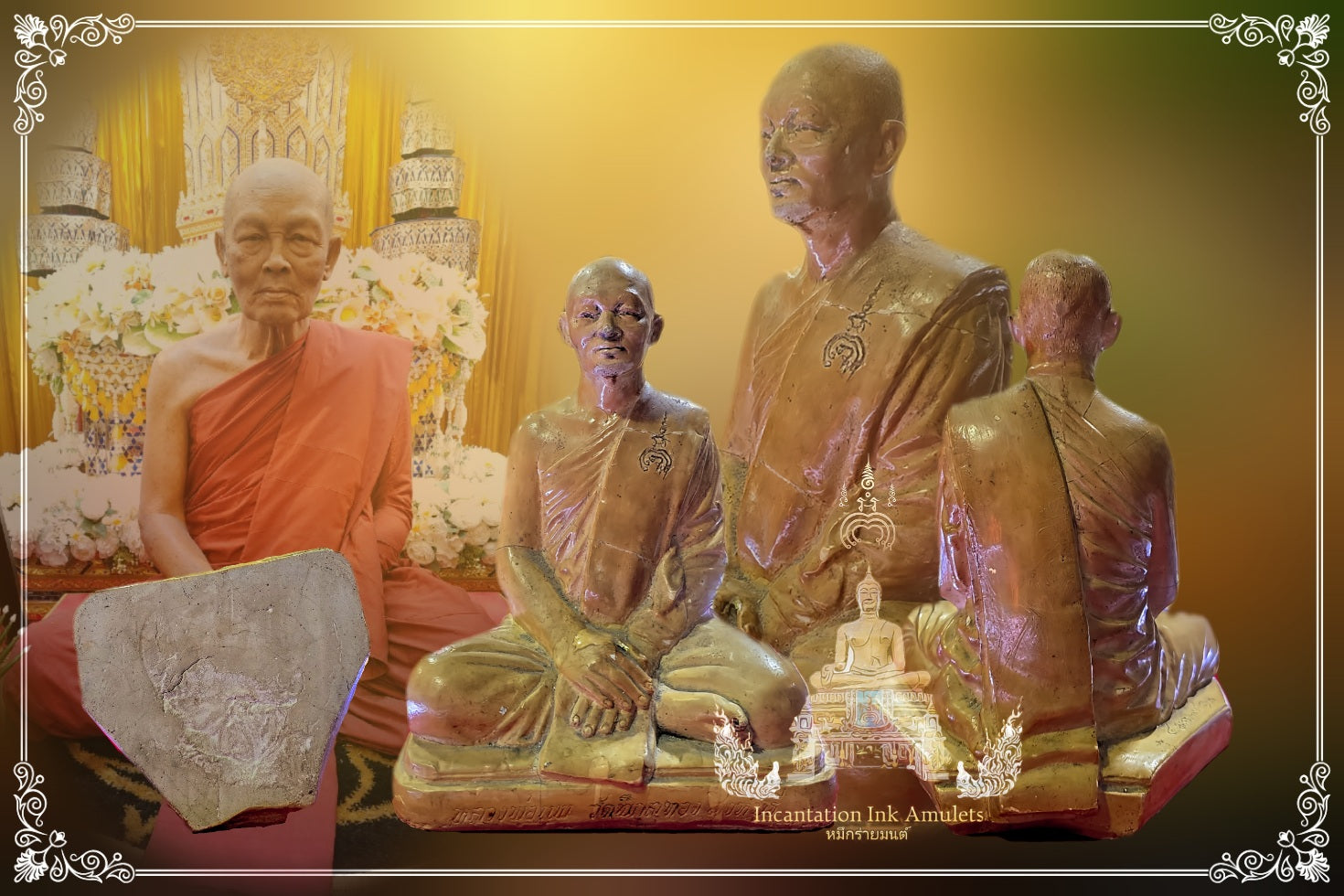 Phra Bucha Lp Pae , BE 2519 (Exclusive / Candle Wax)