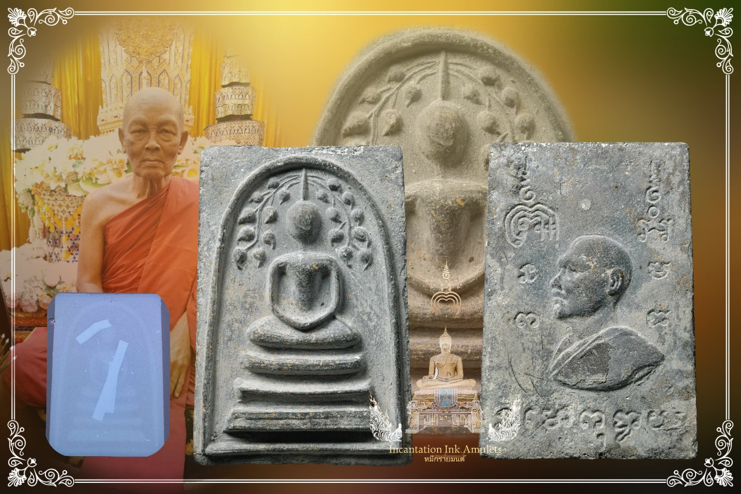 Phra Somdej Phim Prok Po , BE 2514 (Ner Bailan / Exclusive Grade)