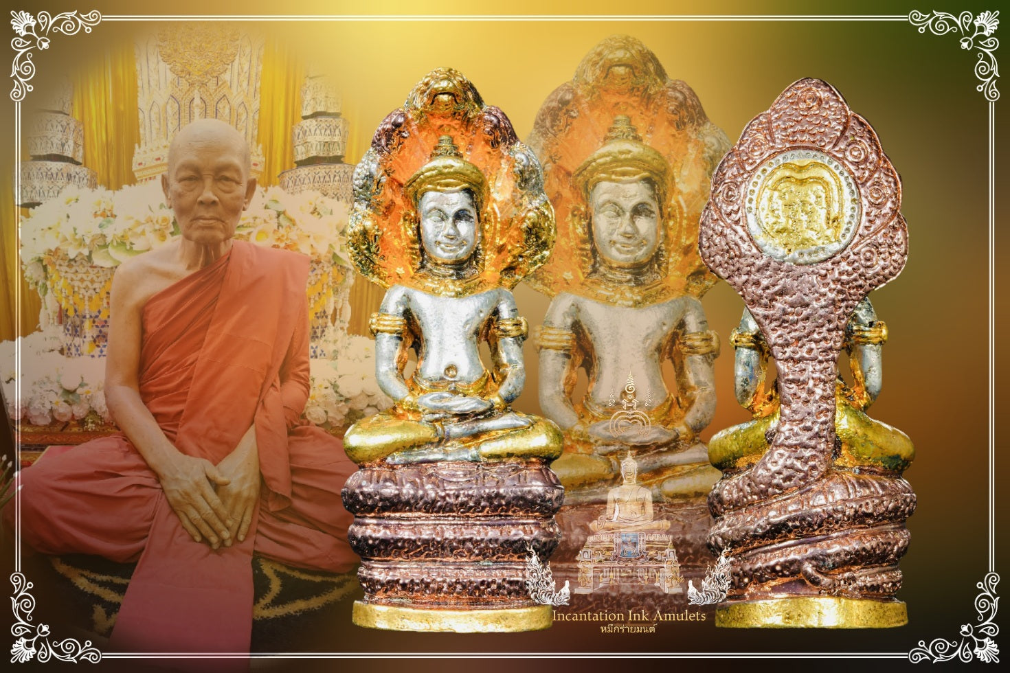 Phra Nakprok Loop Lor , BE 2536 (Three Colour)