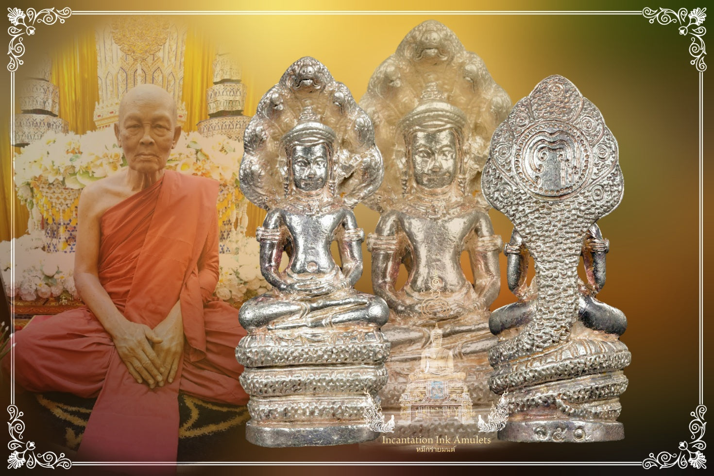 Phra Nakprok Loop Lor , BE 2540 (Ner Nerng / Silver Materials)